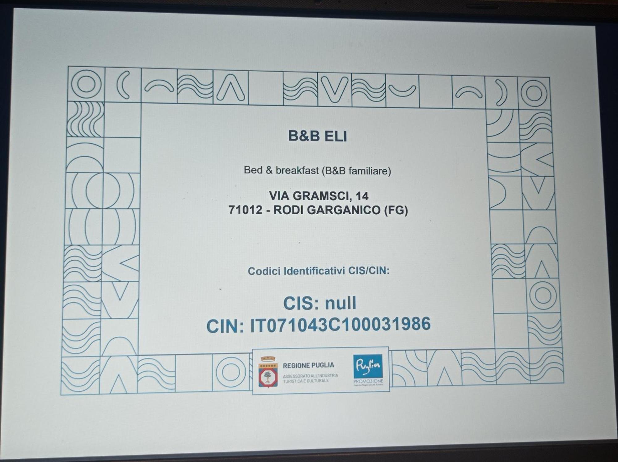 B&B Eli Rodi Garganico Bagian luar foto